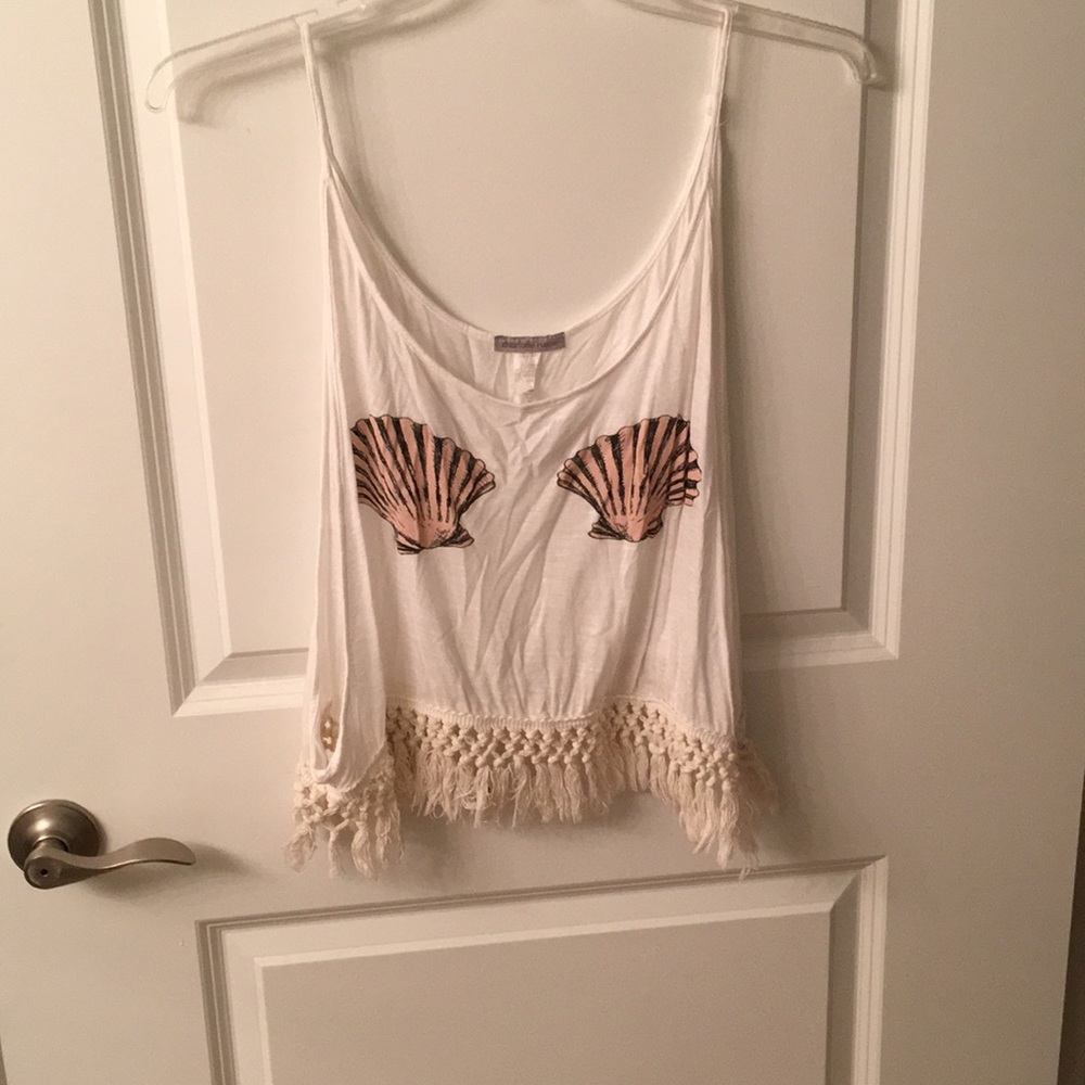 Sea shell tank top